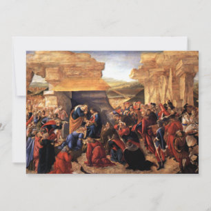 Carte Adoration des Mages - Botticelli