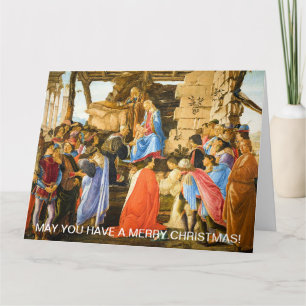 Carte Adoration du Magi Sandro Botticelli 1475-1476