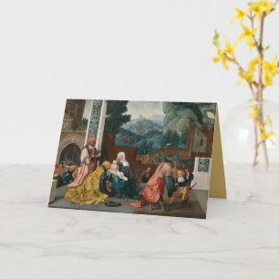 Carte Adoration du Magi - van Scorel
