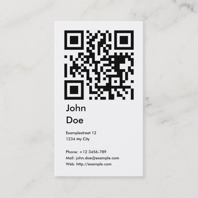 Carte (adresse, téléphone, email, Web) (Devant)
