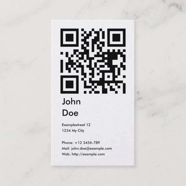 Carte (adresse, téléphone, email, Web) (Devant)