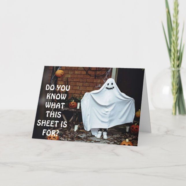 CARTE **ADULTE GHOST** AFFICHER LA FEUILLE UTILISE HALLO (Devant)