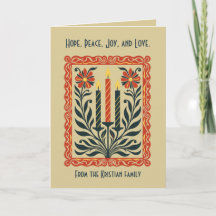 Advent Candelabra Minimal Nordic Christmas Floral