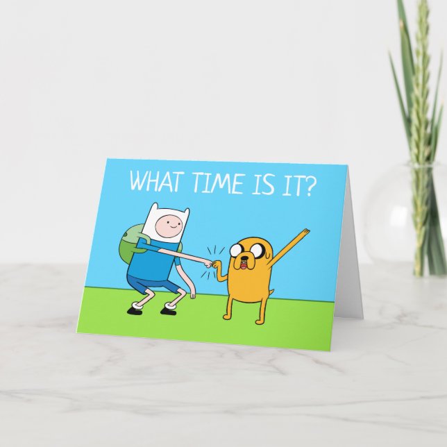 Carte Adventure | Finn & Jake Fist Bump (Devant)