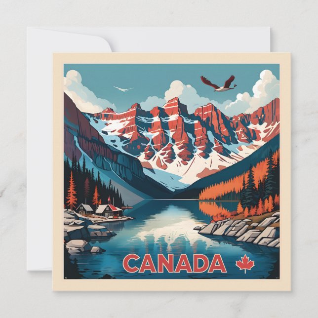 Carte Affiche Canada Travel (Devant)