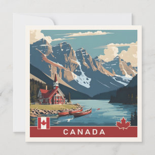 Carte Affiche Canada Travel