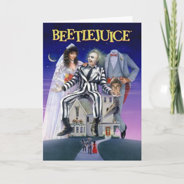 Carte Affiche de Beetlejuice | Affiche de théâtre (Devant)