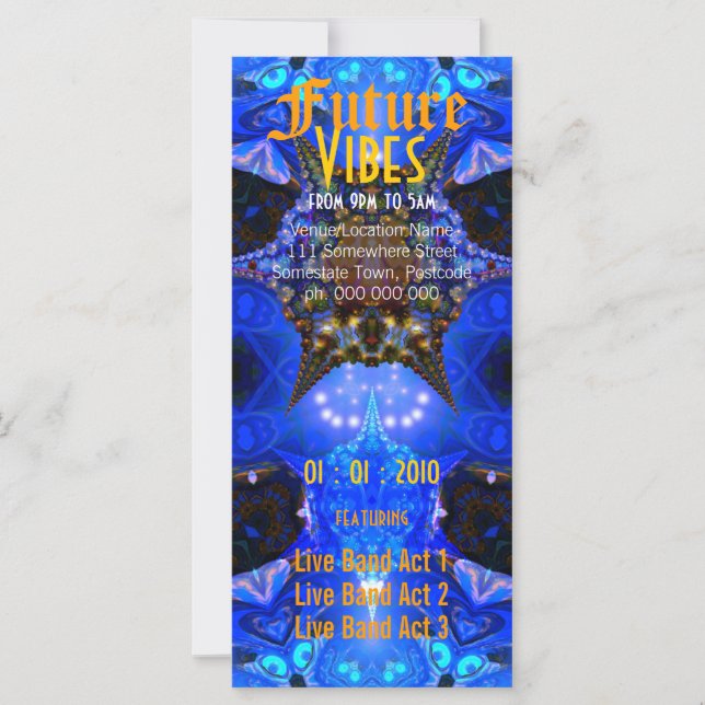 Carte Affiche de l'événement Future Vibes #2 (Devant)