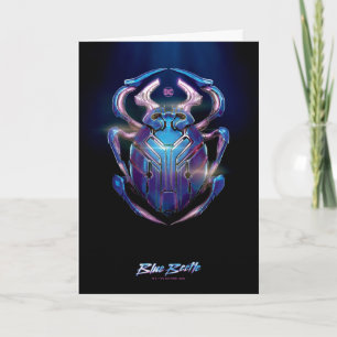 Carte Affiche théâtrale Blue Beetle Scarab