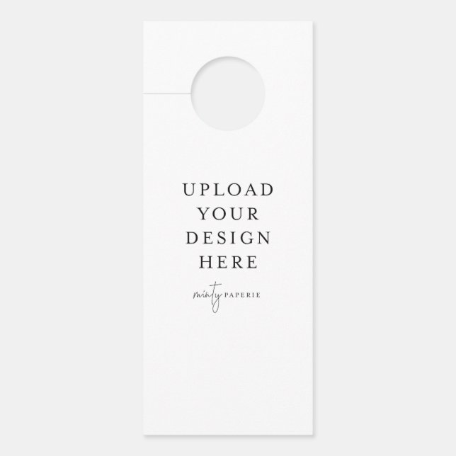 Carte Affichette de porte (Devant)