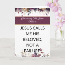 Affirmation card mental wellness for her - White