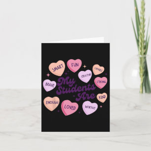 Carte Affirmations positives pour enseignants Saint-Vale