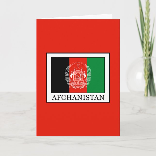 Carte Afghanistan (Devant)