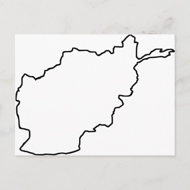 Carte Afghanistan (Devant)