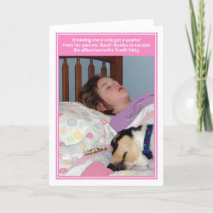 Carte Afikomen Ransom Tooth Fairy Passover Card