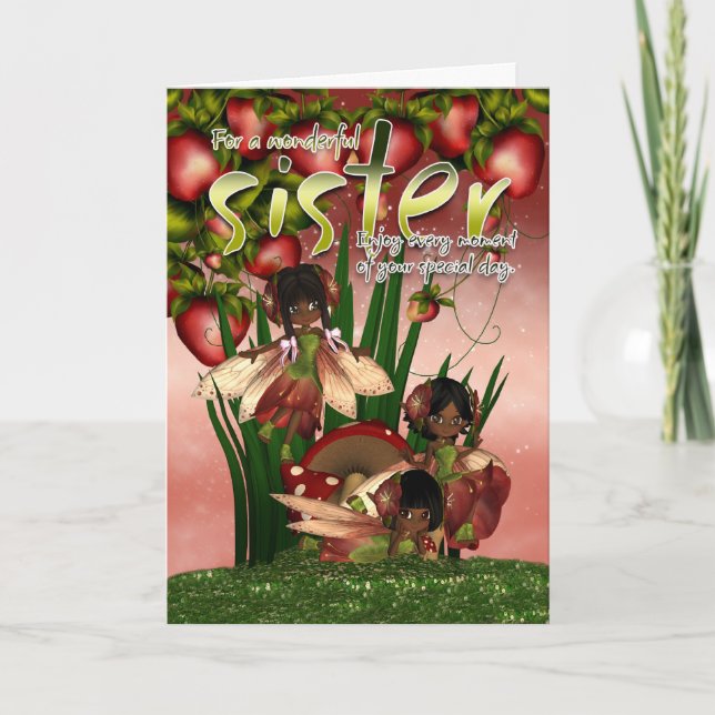 Carte African American Birthday Card (Devant)