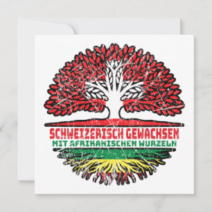 Carte Afrika Afrikanisch Schweizer Schweiz Baum Wurzel