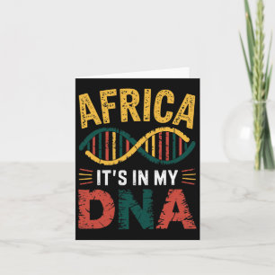 Carte Afrique C'est Dans Mon Adn Patrimoine Africain Fie