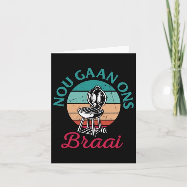 Carte Afrique du Sud Bbq Nou Gaan Ons Braai Afrique du S (Devant)