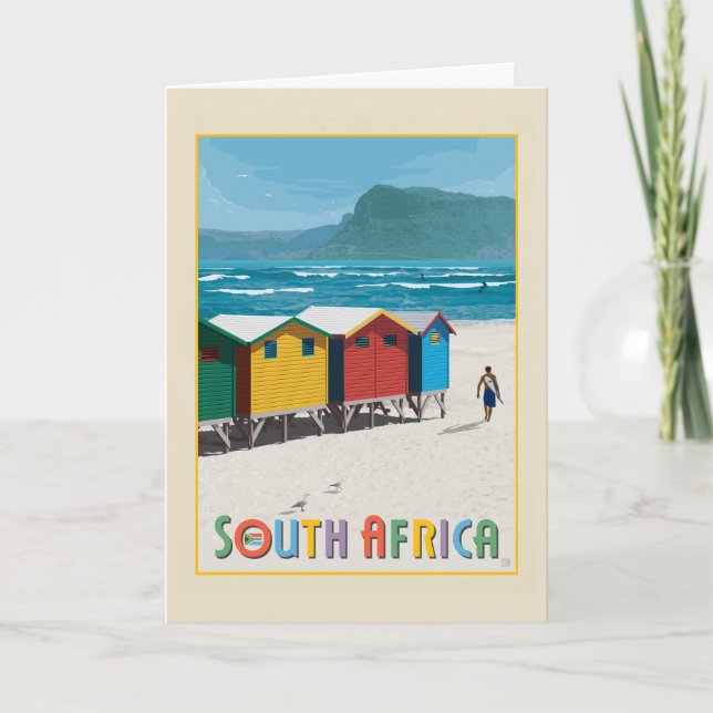 Carte Afrique du Sud | Plage de Muizenberg (Devant)