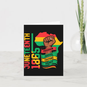 Carte Afro-américain 1865 juneteenth histoire des Noirs