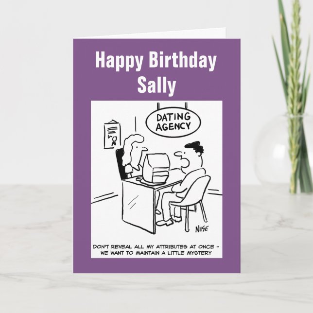 Carte Agence de rencontres - ne pas révéler tous mes att (Devant)