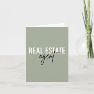 Carte Agent immobilier   Cadeaux pour le concessionnaire