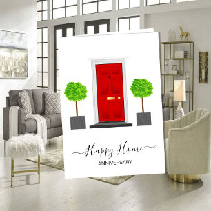 Carte agent immobilier pour l'anniversaire de votre nouv