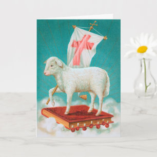 Carte Agnus Dei / Christian Paschal Lamb Générique