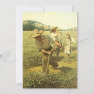 Carte Agriculteurs vintages, Retour à la ferme par NC Wy