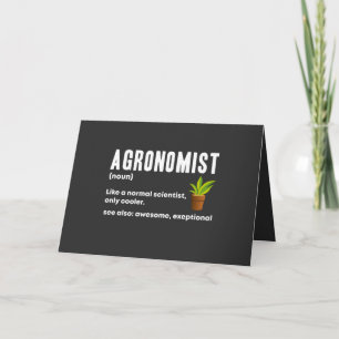 Carte Agronomiste