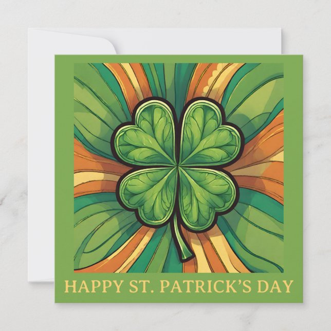 Carte AI Générée pour la Fête de la Saint-Patrick  (Devant)
