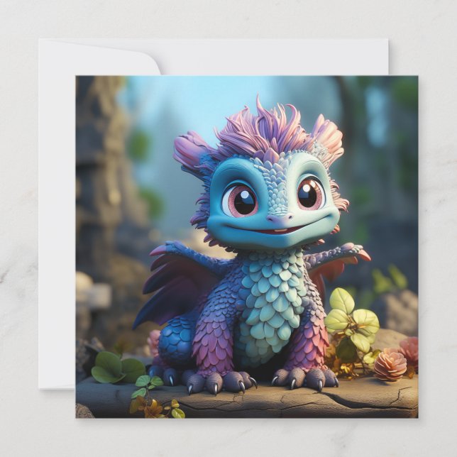 Carte Aiden, un dragon lunaire (Devant)