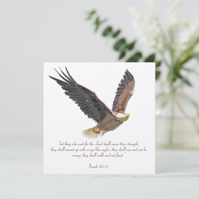 Carte Aigle (Debout devant)