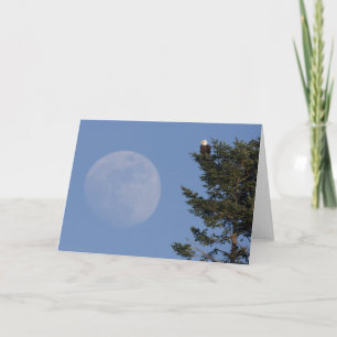 Carte Aigle de Bald   Pleine lune montante