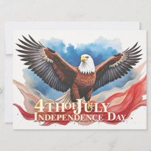 Carte Aigle du 4 juillet – Conception d'art patriotique