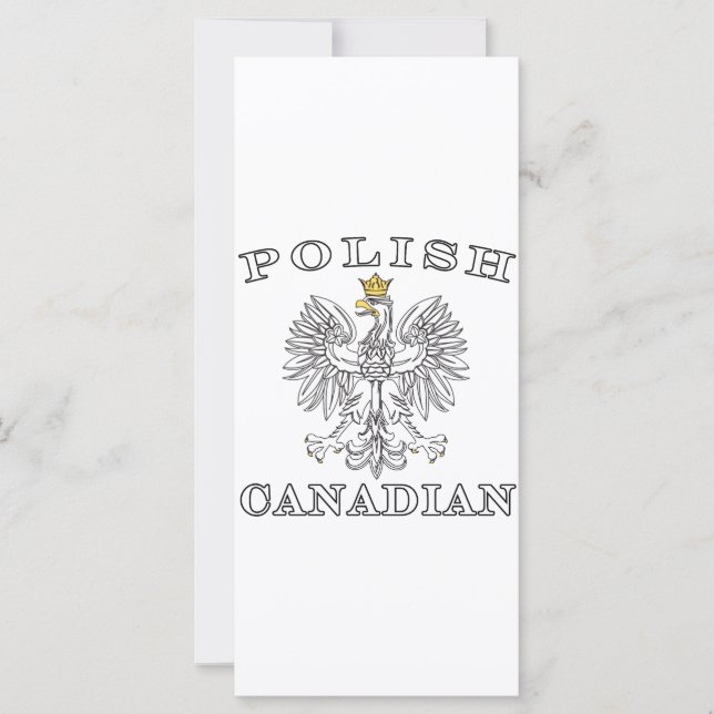 Carte Aigle du Canada polonais (Devant)