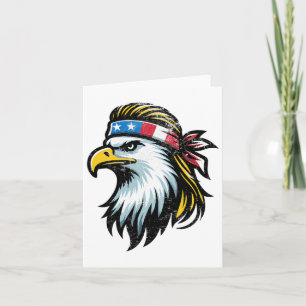 Carte Aigle Usa Patriotique Mullet Drapeau Américain - 4