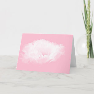Carte Aiguille rose pâle rose pâle Floral HGC1