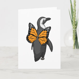 Carte Ailes de papillon pingouin