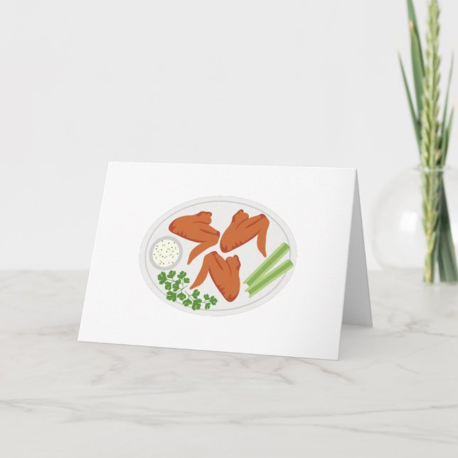 Carte Ailes de poulet (Devant)
