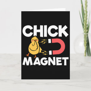 Carte Aimant à Poussins Blague de Pâques Drôle de Blague