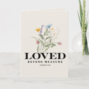 Carte Aimé au-delà de toute mesure – Romains 5:8 Bible c