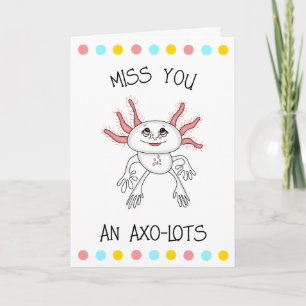 Carte Aimez-vous beaucoup   Axolotl Romantic Flirty
