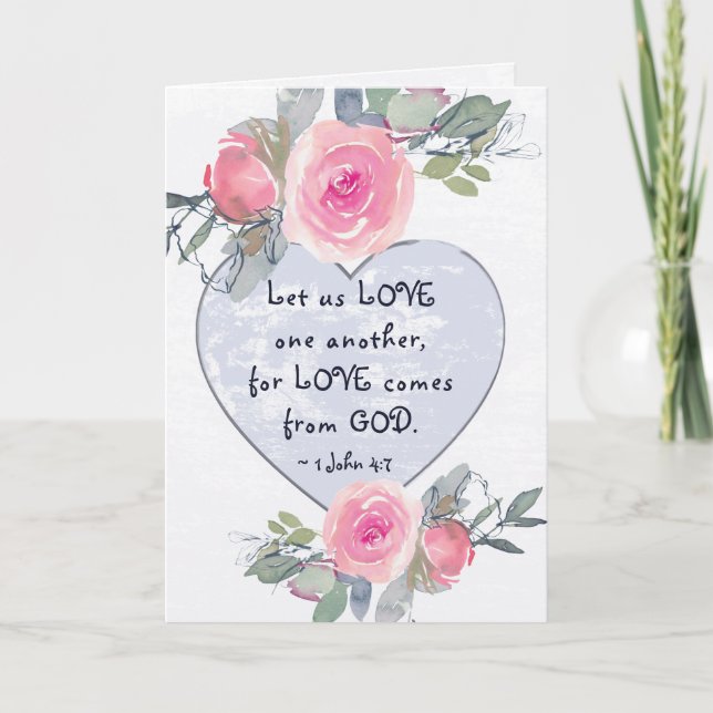 Carte Aimons-nous une autre Bible Saint Valentin (Devant)