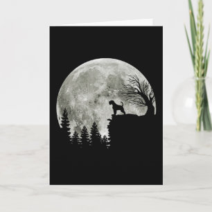 Carte Airedale Terrier Sur Mountain Halloween Amoureux d