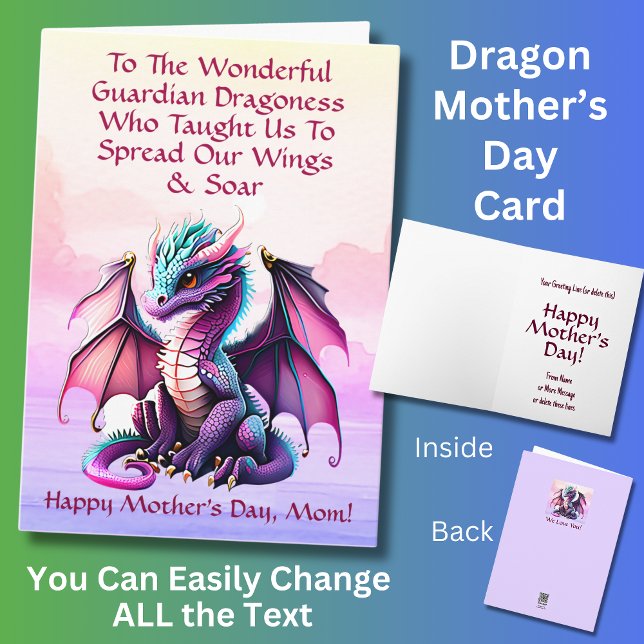 Carte Ajouter Des Noms, Aux Merveilleuses Dragoness Du G (Créateur téléchargé)