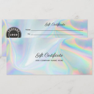 Carte Ajouter un logo d'entreprise Holographique do-it-y