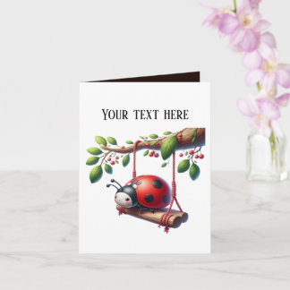 Carte Ajouter un message aux amateurs de coccinelle