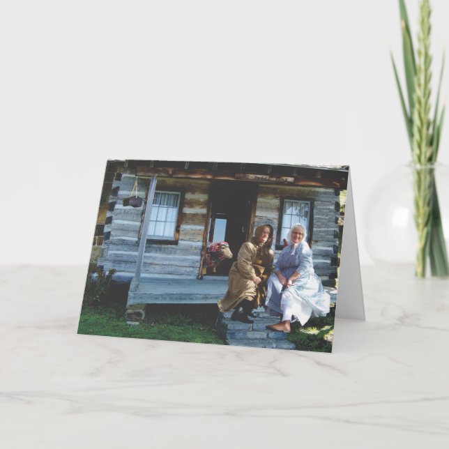Carte ajouter vos photos hbvm Pioneer women Greeting Car (Devant)